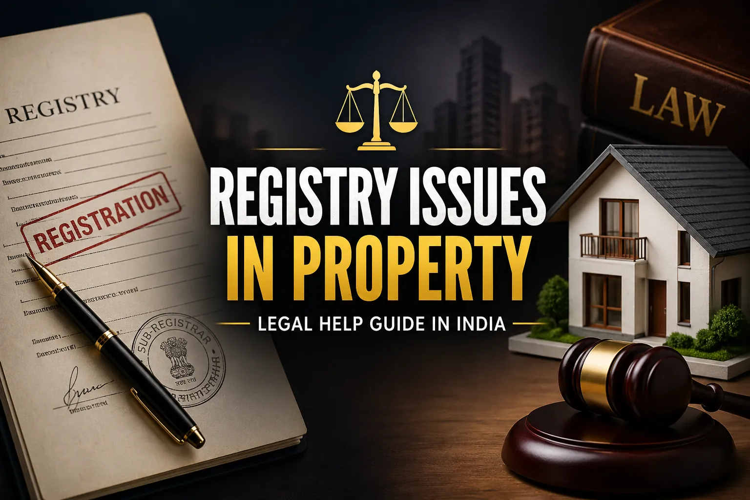 Registry Issues in Property in India: Legal Help for Title Defects, Fraud, Errors and Disputed Registration