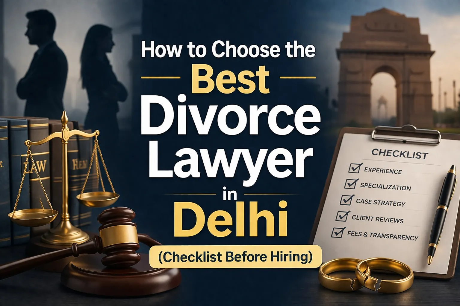 Divorce Lawyer in Delhi. Choose wisely