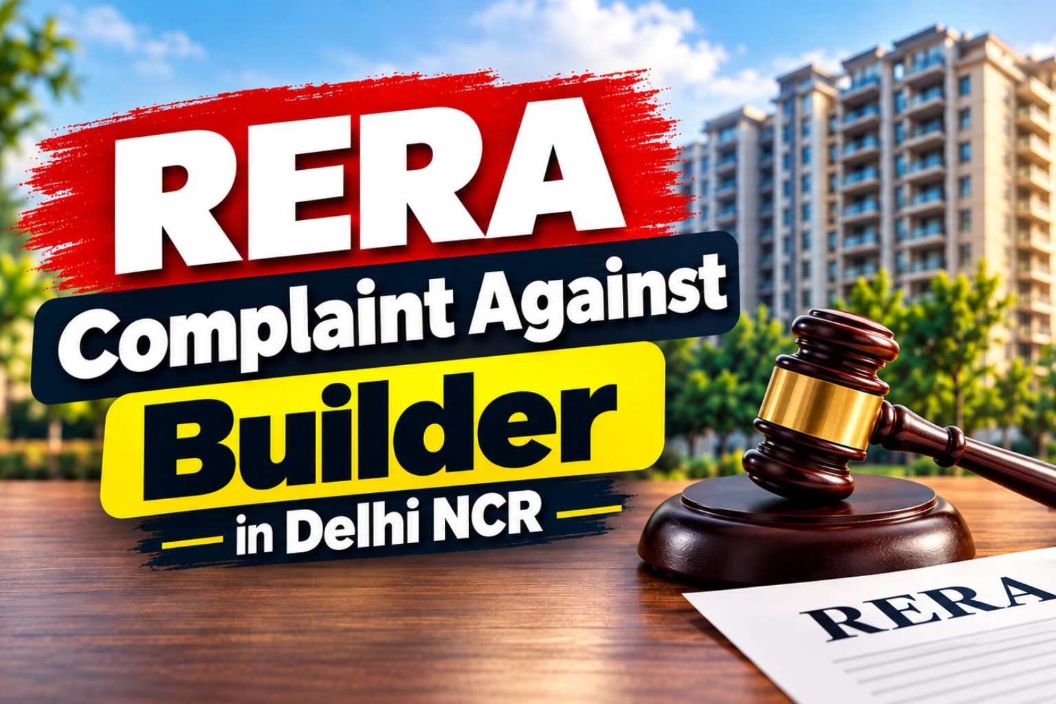 RERA Complaint Process Against Builder in Delhi NCR | Thukral Law Associates