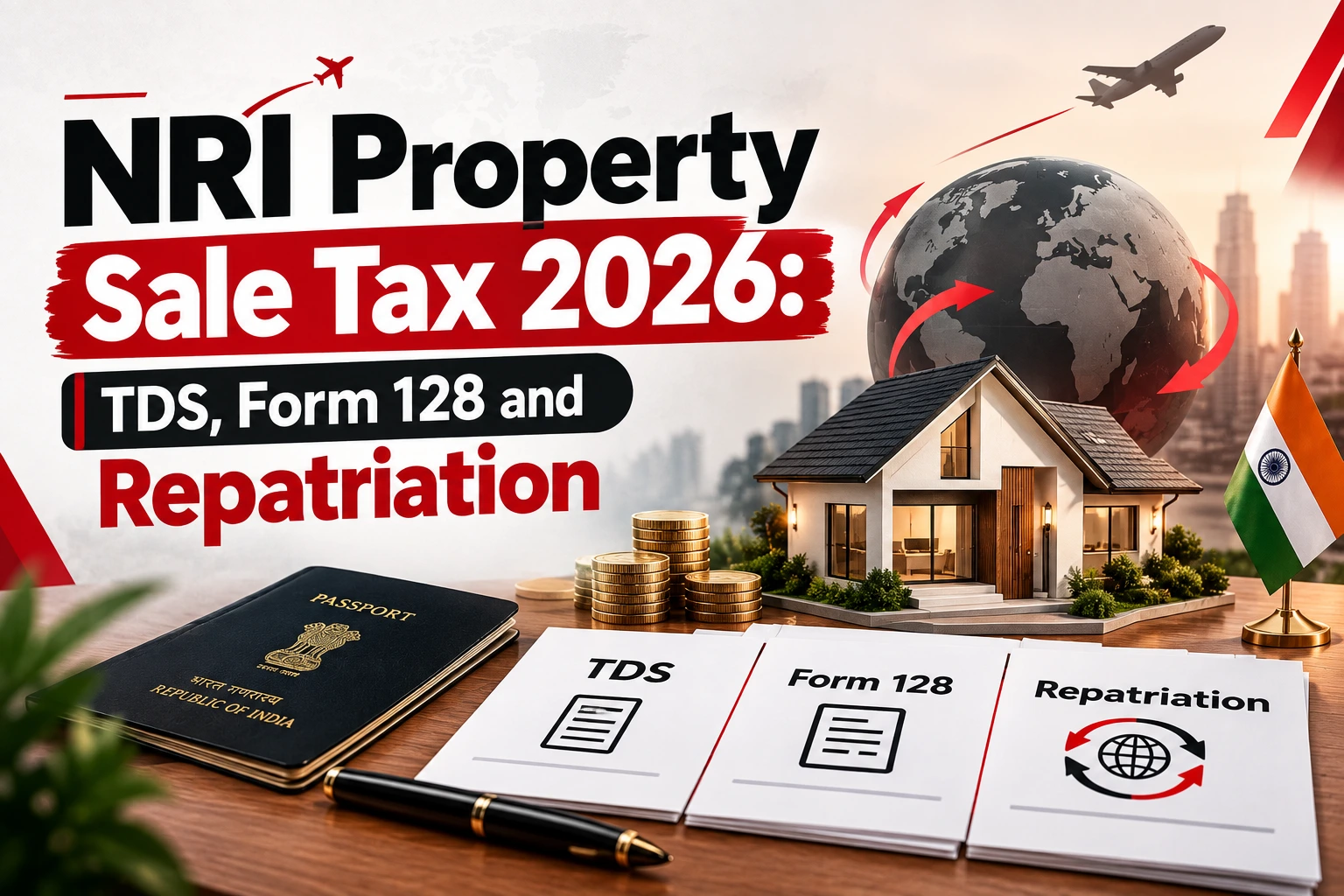 NRI Property Sale Tax 2026: TDS, Form 128 and Repatriation | Thukral Law Associates